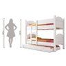 Beliche Mary / Madri Com Cama Auxiliar Branco Branco - 2