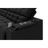 Sofá Connect Premium 2,00m Assento Retrátil/reclinável com Porta Copos e Entrada Usb Suede Preto - 2