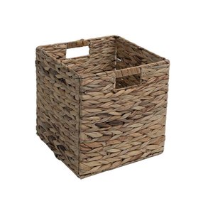Cesto Dobrável Tramado em Fibra Natural 30cm - Oikos