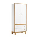 Ver imagem 1 de Guarda Roupa Flora Quarto 5055 2 Portas e 2 Gavetas
