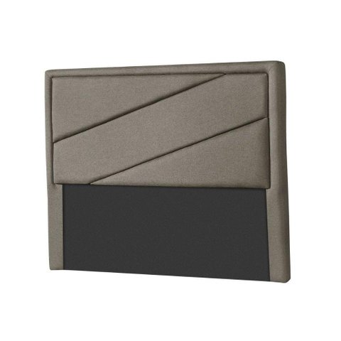 Cabeceira Cama Box Estofada Casal Oxford Suede Bege - Probel