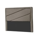 Ver imagem 1 de Cabeceira Cama Box Estofada Casal Oxford Suede Bege - Probel