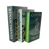 Kit 3 Pçs Caixa Decorativa Livro Falso Fake para Decoração Organizador Porta Objetos (Renascimento) - 2