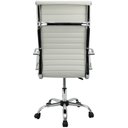 Ver imagem 4 de Kit 3 Cadeiras Eames Esteirinha Presidente Escritório Boston Eames Alta - Branca Branco
