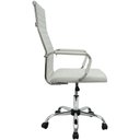 Ver imagem 2 de Kit 3 Cadeiras Eames Esteirinha Presidente Escritório Boston Eames Alta - Branca Branco