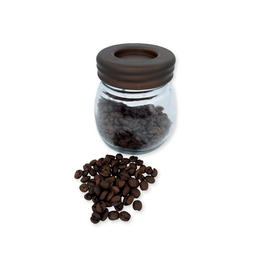 Moedor Café e Grãos Manual em Vidro Plástico Inox e Cerâmica Cor:marrom - 5