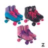 Patins Retrô Clássico 4 Rodas Quad Roller 33/34 - Bbr Toys:rosa - 2