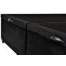 Cama Box Baú Queen + Colchão Ecoflex Molas Ensacadas Adorabile 158x198 - Suede Preto - 6