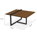 Ver imagem 3 de Mesa de Centro Monaco 70cm Klm Móveis