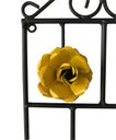 Ver imagem 4 de Cabide Rosas Pequenas Artesanal Em Ferro Para Banheiro Libertas Rosas Artesanato Vermelho
