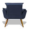 Kit 2 Poltrona Opala Decoração Sala Estar Azul Marinho - 6