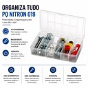 Ver imagem 6 de Caixa Organizadora Nitron 019 10 Divisórias Plástico Resistente Multiuso para Costura Transparente