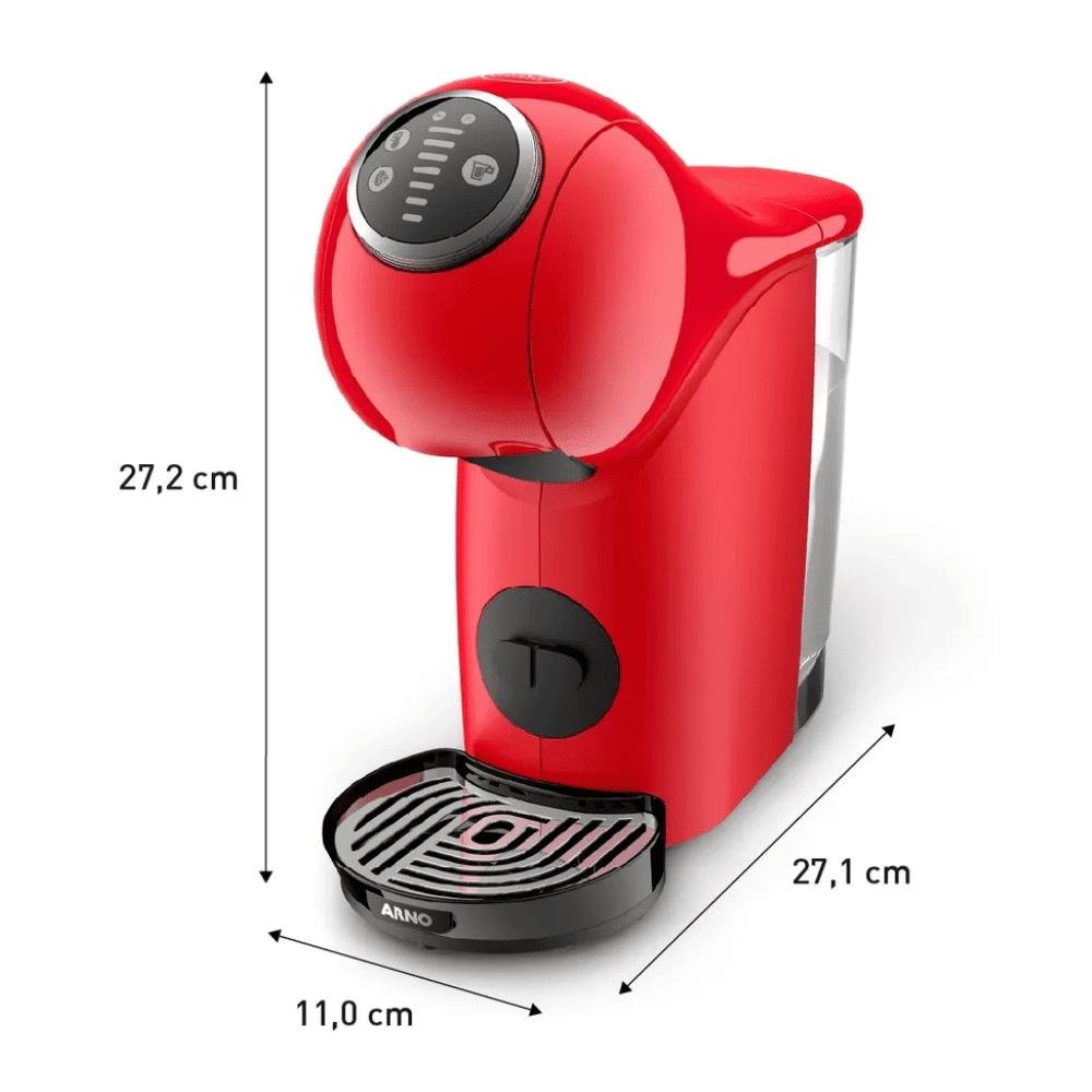 Cafeteira Expresso Arno Dolce Gusto Genio S Dgs3 Vermelho 110v - 2