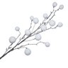 Galho Decorativo Pom Pom Branco 100cm 100cm - 5