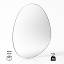 Ver imagem 6 de Espelho Orgânico Lyra 60x40cm Polido – Design Moderno e Decorativo para Quarto, Sala e Banheiro