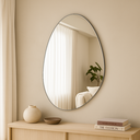 Ver imagem 1 de Espelho Orgânico Lyra 60x40cm Polido – Design Moderno e Decorativo para Quarto, Sala e Banheiro