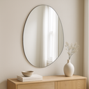 Ver imagem 5 de Espelho Orgânico Lyra 60x40cm Polido – Design Moderno e Decorativo para Quarto, Sala e Banheiro