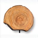 Ver imagem 3 de Mesa de Centro Rústica Madeira Queimada Shou Sugi Ban Borda Viva