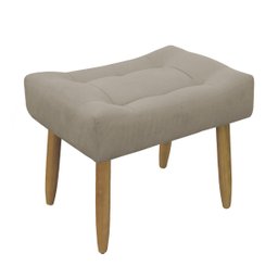 Puff Decorativo Quarto e Sala de Estar Suede Light Herrero:Capuccino - 3