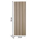 Ver imagem 2 de Kit 10 Placas Painel Ripado Revestimento Adesivo Modular Cor Elmo Palmares Madelina Decor