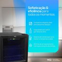 Ver imagem 7 de Adega de Vinhos Compressor Hq 36 Litros 12 Garrafas Preto Hq-AV12H