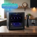 Ver mais imagens de Adega de Vinhos Compressor Hq 36 Litros 12 Garrafas Preto Hq-av12h