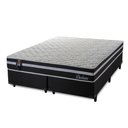 Ver mais imagens de Cama Box Queen c/ Molas Ensacadas Durham Preto 158x198x60