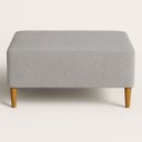 Ver imagem 2 de Kit 2 Puffs Bela Manu Madri Pés Palito e Linho Cinza Claro