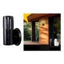 Ver imagem 1 de Arandela Luminária Aleta Tube Light Tampa Transparente Preta