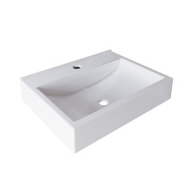 Cuba de Sobrepor Pia Lavabo Banheiro Apoio 35 X 39cm Ágata Acabamento Brilhante - 3