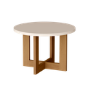 Ver imagem 4 de Mesa de Centro Jb 8001 Apoio Redonda Mesinha Centro Decorativa de Sala Sofá Puff Casa Porta Objetos