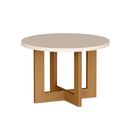 Ver imagem 3 de Mesa de Centro Jb 8001 Apoio Redonda Mesinha Centro Decorativa de Sala Sofá Puff Casa Porta Objetos