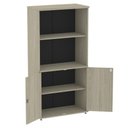 Ver imagem 2 de Armário Misto P25 Pandin 80 Cm (largura) em Mdp Cor Castanheira Natural com 2 Portas e 3