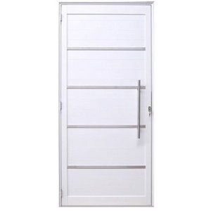 PORTA LAMBRIL 2,10 X 0,90 COM FRISO E PUXADOR ESQUERDA