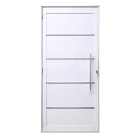 PORTA LAMBRIL 2,10 X 0,90 COM FRISO E PUXADOR ESQUERDA
