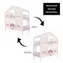 Ver imagem 6 de Beliche Infantil Casinha Dos Sonhos com Fechamento Inferior em Madeira Maciça Branco/Rosa