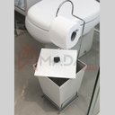 Ver imagem 3 de Lixeira com Suporte de Papel Higiênico - Stolf Branco
