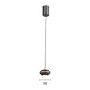 Ver imagem 2 de Lustre Pendente Astraled Intercrus Pt-9133 Preto Brilho Led Bivolt Preto Pt-9133