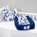 Ver imagem 1 de Ninho Rolinho Redutor+ Almofada Amamentação Nuvem Marinho