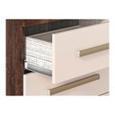 Ver imagem 4 de Cômoda Solteiro Nalu c/ 8 Gavetas Nature/Off White - ACP