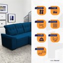 Ver imagem 2 de Sofá Canto London Suede Velut - King House