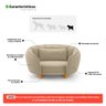 Mini Cama Poltrona Pet Lary Baby para Cachorro Veludo Bege - Desk Design - 6