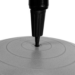 Bola de Ginástica para Pilates com Bombar de Ar - Cinza - 3