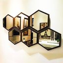 Ver imagem 4 de Conjunto de Espelhos Decorativo de Parede Hexa
