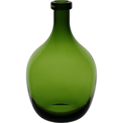 Vaso Decorativo Enfeite Home&Co Vidro 30x18x18cm Verde