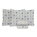 Ver imagem 3 de Jogo de Cama 100% Algodão Queen Size 180 Fios Fiori
