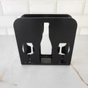 Ver imagem 6 de Kit 12 Porta Guardanapo Decorativo Taça e Garrafa de Vinho Preto Acrílico