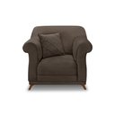 Ver imagem 2 de Poltrona Decorativa Apollo Veludo Marrom 2231 - Montanaris Decor