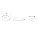 Ver imagem 3 de Mini Cuba de Apoio Oval Ruy Ohtake Branco Roca