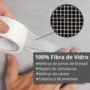 Ver imagem 2 de Fita Telada Auto Adesiva para Reparos 100mm X 20m Gesso Drywall Alvenaria | 02 Un